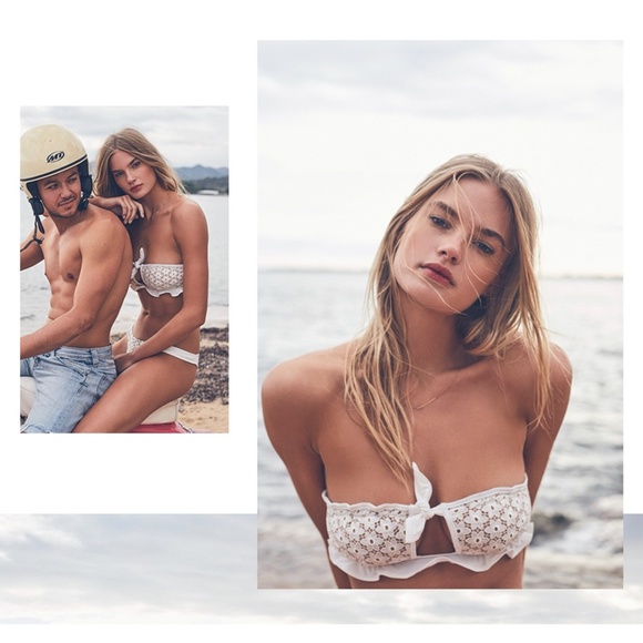 FOR LOVE & LEMONS Alicante Lace Bandeau Bikini Top - Picture 4 of 12